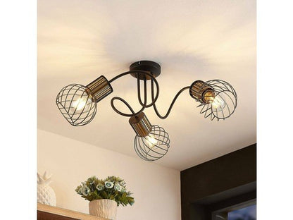 Lindby Cornel lubinis šviestuvas, narveliai, trys šviestuvai