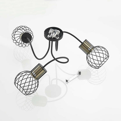 Lindby Cornel lubinis šviestuvas, narveliai, trys šviestuvai