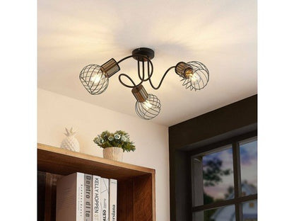 Lindby Cornel lubinis šviestuvas, narveliai, trys šviestuvai