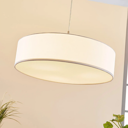 Sebatin pakabinamas šviestuvas su E27 LED, 50 cm, baltas