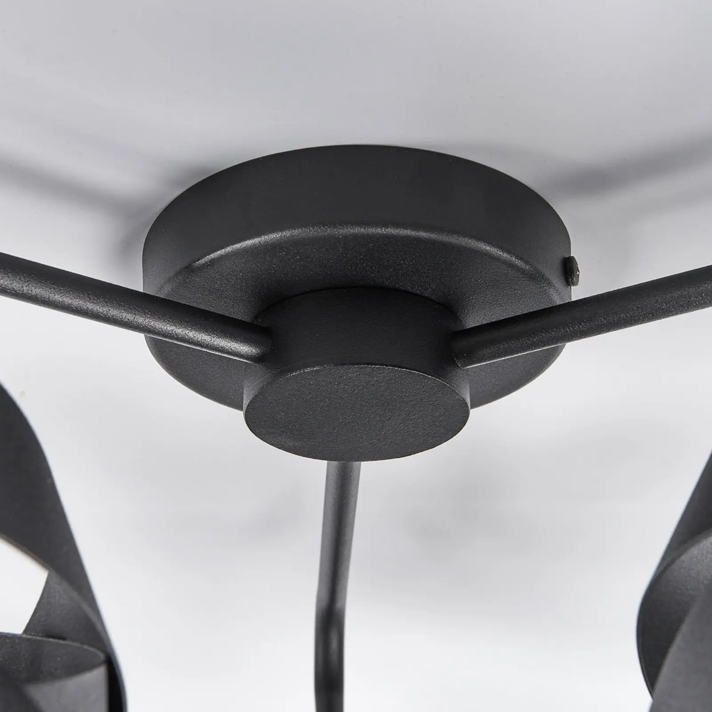 Tornado lubinis šviestuvas, juodas, trijų lempučių