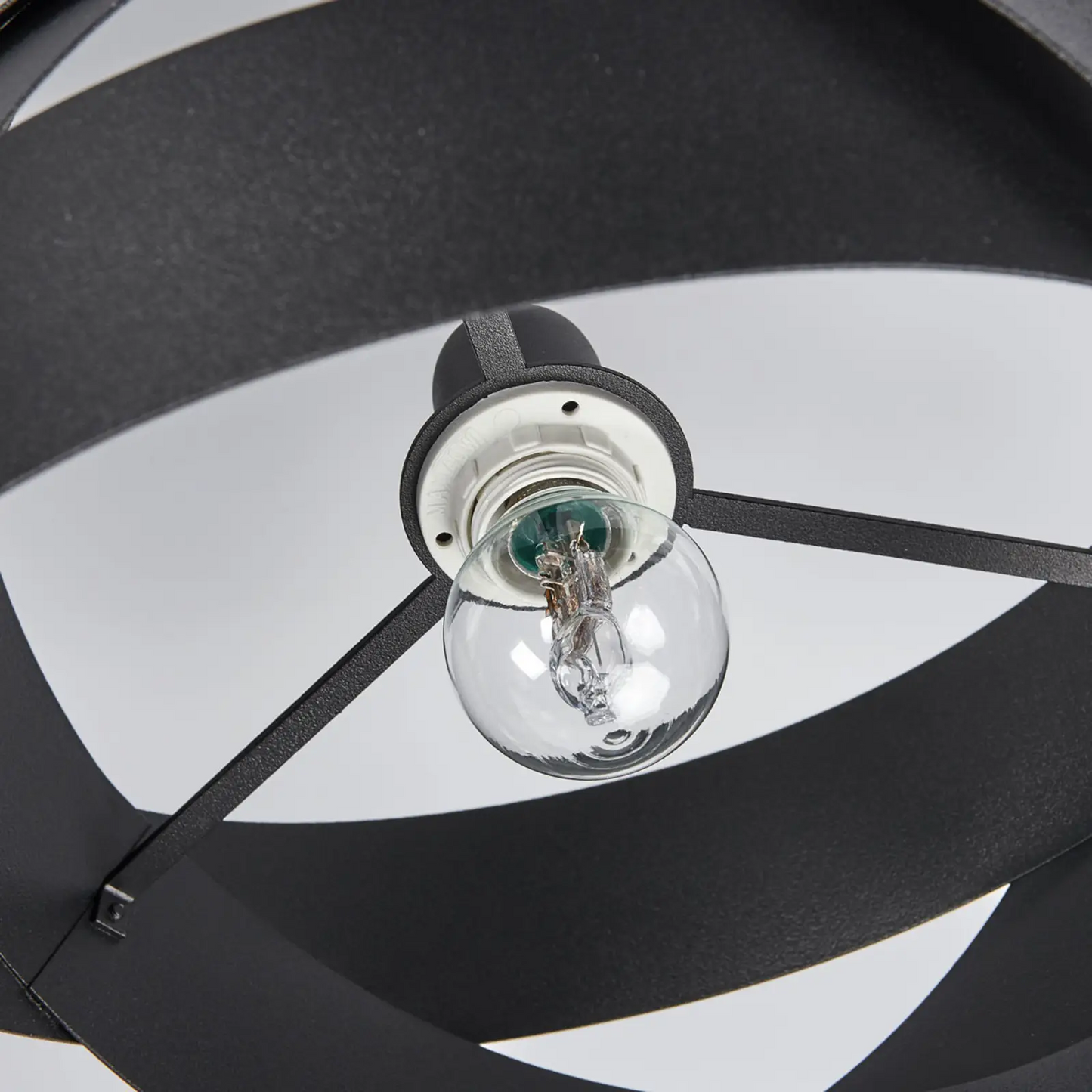 Tornado lubinis šviestuvas, juodas, trijų lempučių