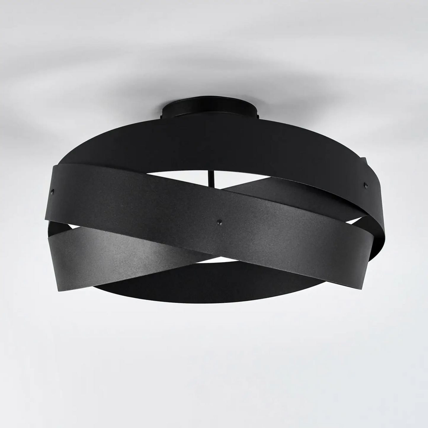 Lubinis šviestuvas Tornádo, juodas