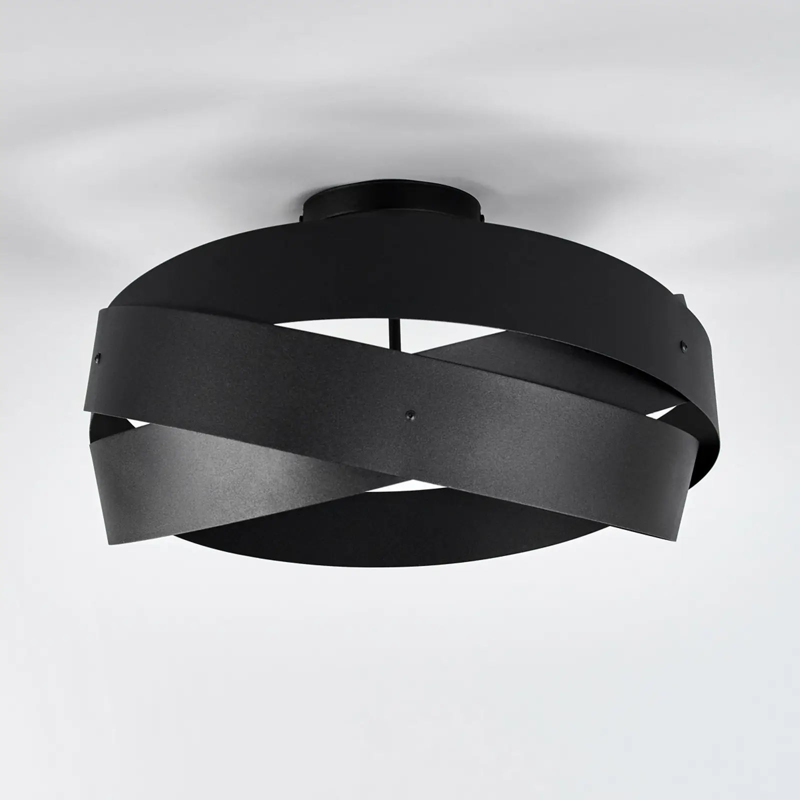 Lubinis šviestuvas Tornádo, juodas