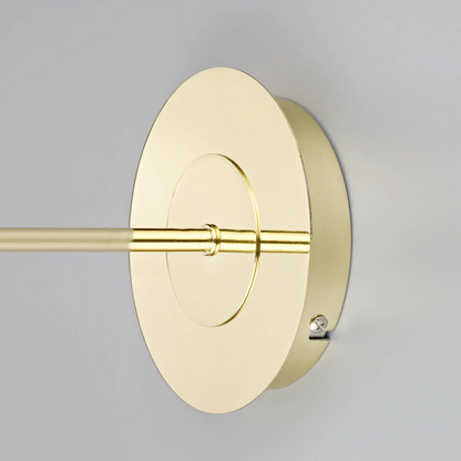 Sieninis šviestuvas Pola, ištraukiamas gaubtas, žalvaris