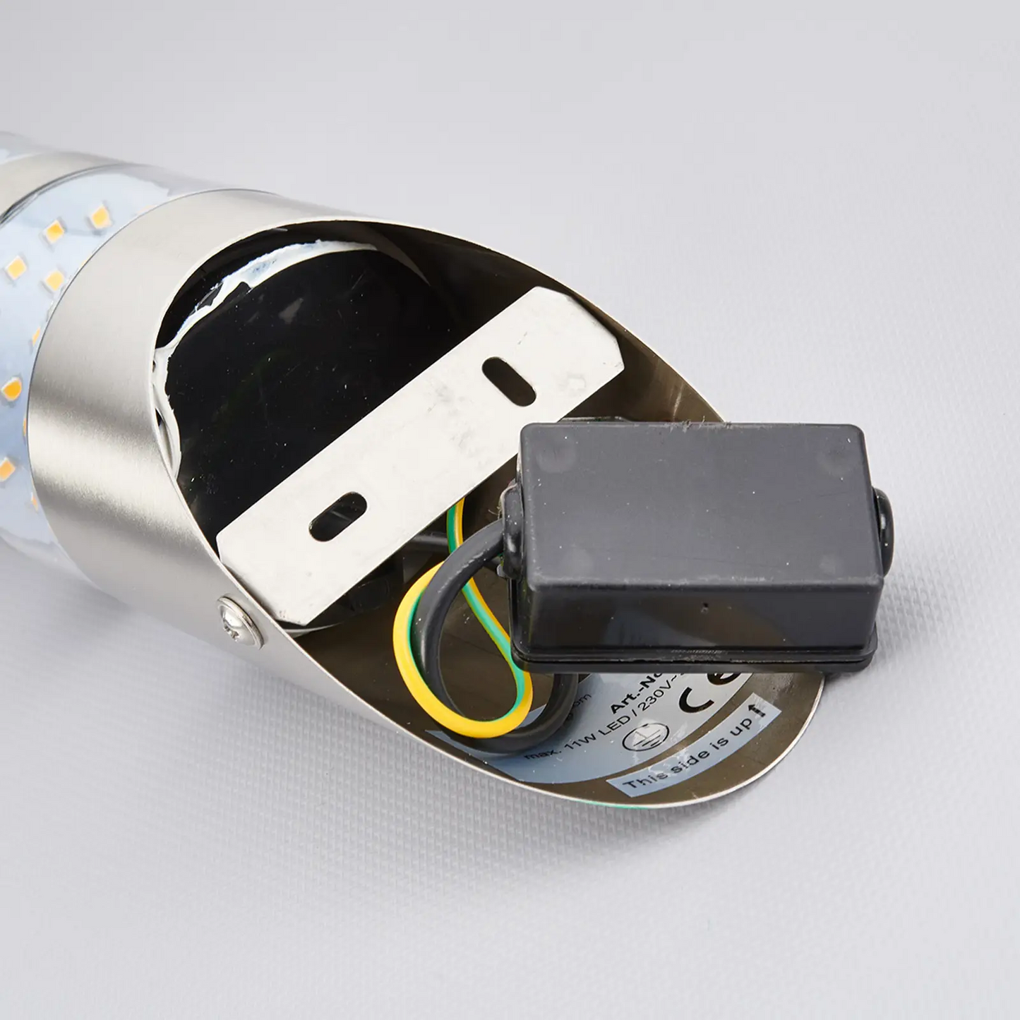 LED nerūdijančio plieno lauko sieninis šviestuvas Lanea oblique