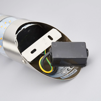 LED nerūdijančio plieno lauko sieninis šviestuvas Lanea oblique