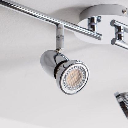 Keturių lempučių GU10 LED lubinis šviestuvas Arminius