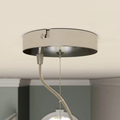 Tekstilinis pakabinamas šviestuvas Pikka su E27 LED lemputėmis