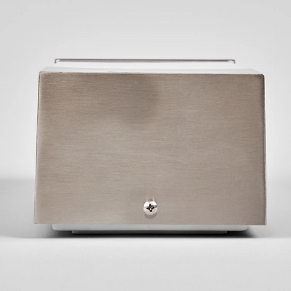 Kvadratinis Kirana nerūdijančio plieno lauko sieninis šviestuvas