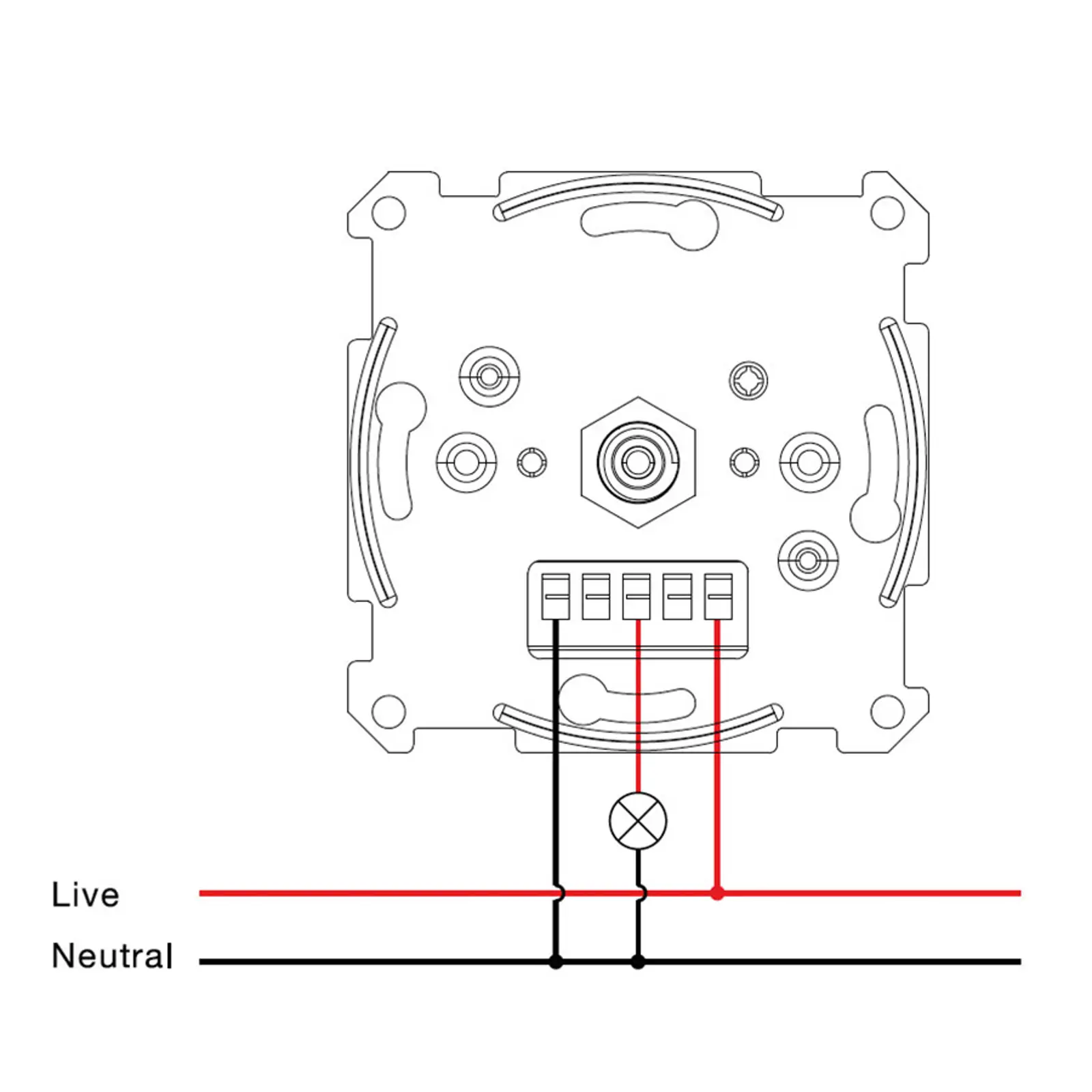 SLC SmartOne kintamosios srovės sieninis reguliatorius 300W Zigbee