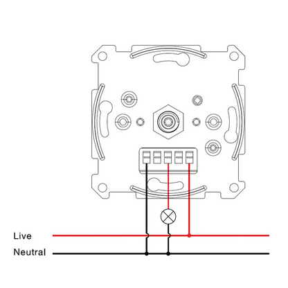 SLC SmartOne kintamosios srovės sieninis reguliatorius 300W Zigbee