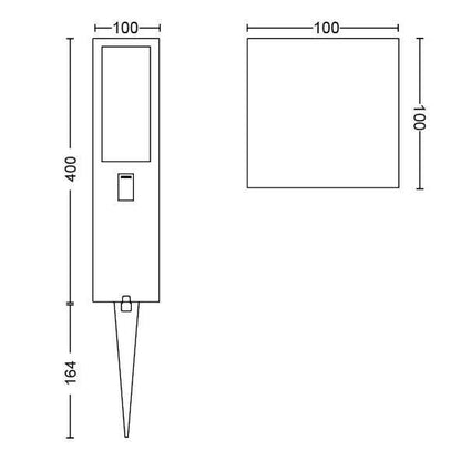 Philips Hue Impress Expansion 24V juoda