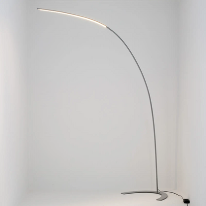 Sidabrinės spalvos lanko formos LED toršeras Danua