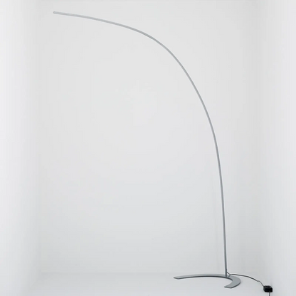 Sidabrinės spalvos lanko formos LED toršeras Danua