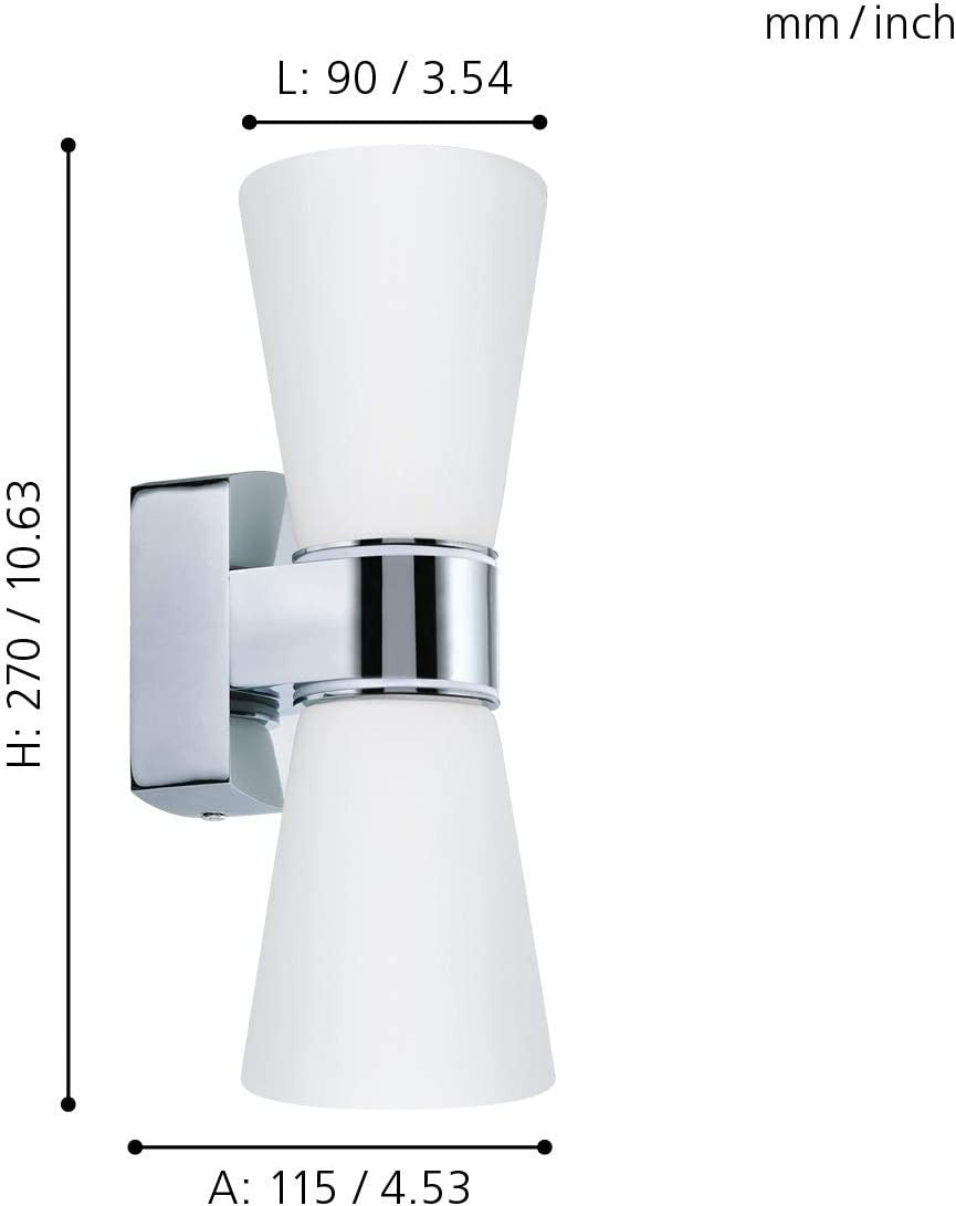 Eglo - LED byios šviestuvas 2xLED/2.5 W/230V