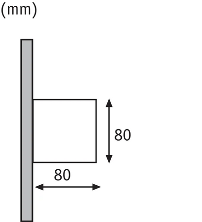 Paulmann Cybo sieninis šviestuvas LED