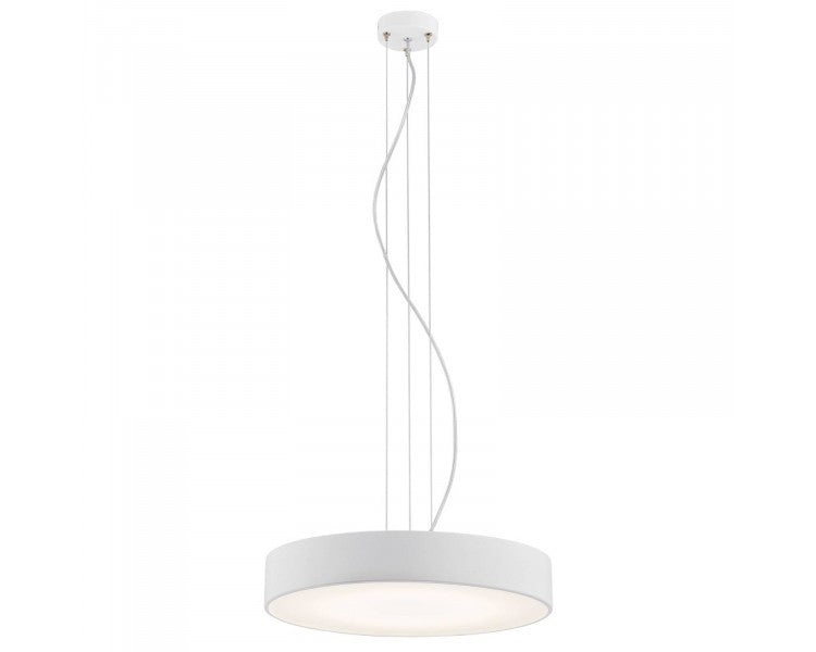 EULUNA pakabinamas LED DAYTON, 1 PLOKŠTELĖ, Ø 45 CM BALTAS