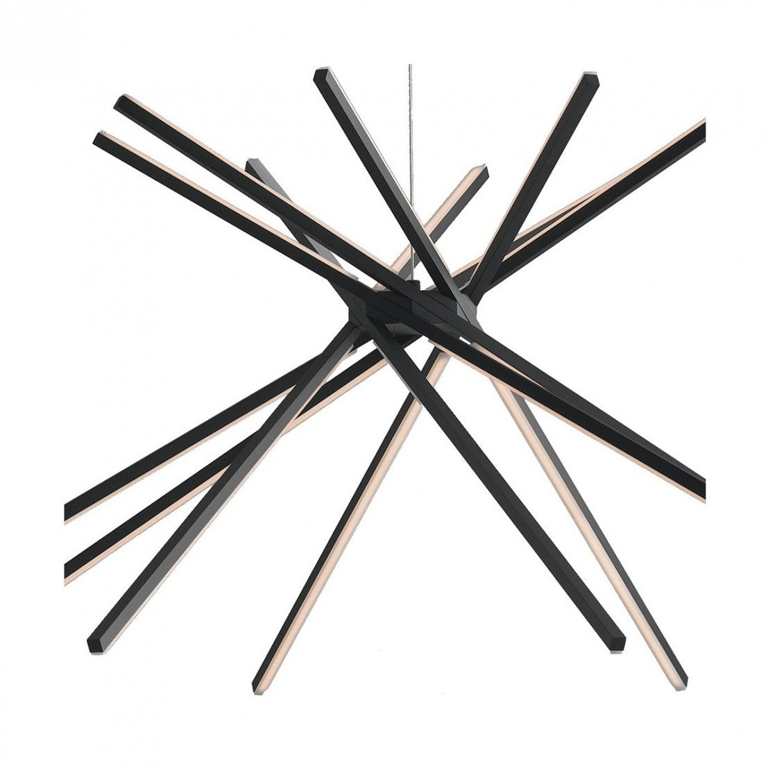 LUCE ambient design sospensione Shanghai LED nero