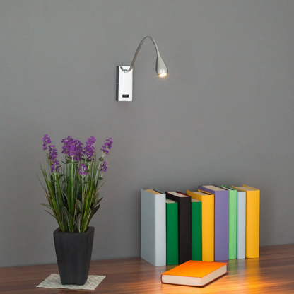 Lindby Rasmus LED sieninis šviestuvas chromo