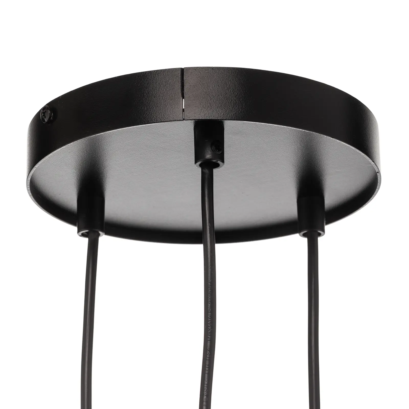 Sopel pakabinamas šviestuvas, 3 lempučių, juodas