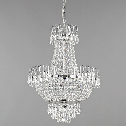 Blizgantis chromo krištolo pakabukas Casparia