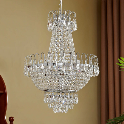 Blizgantis chromo krištolo pakabukas Casparia