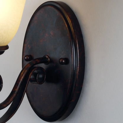 Sieninis šviestuvas Svera kaimiško stiliaus, E27 LED