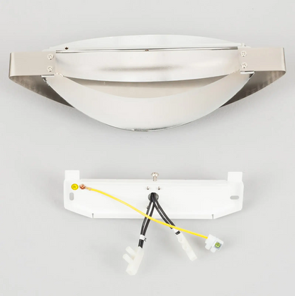 LED sieninis šviestuvas Lonna su G9 LED chromu/nikeliu