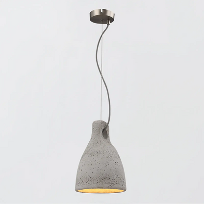 Pilkos spalvos betoninis pakabinamas šviestuvas Lenna