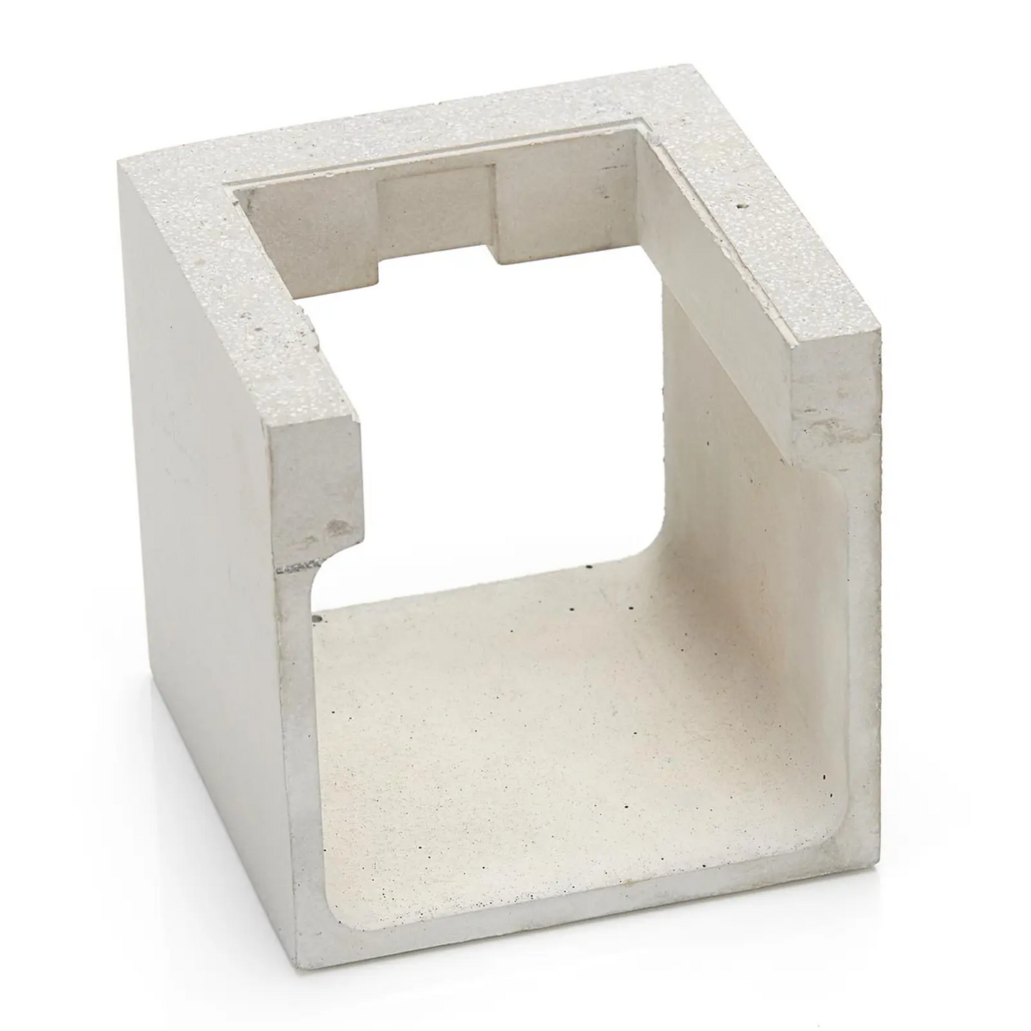 Betoninės pilkos spalvos Riak LED lauko sieninis šviestuvas