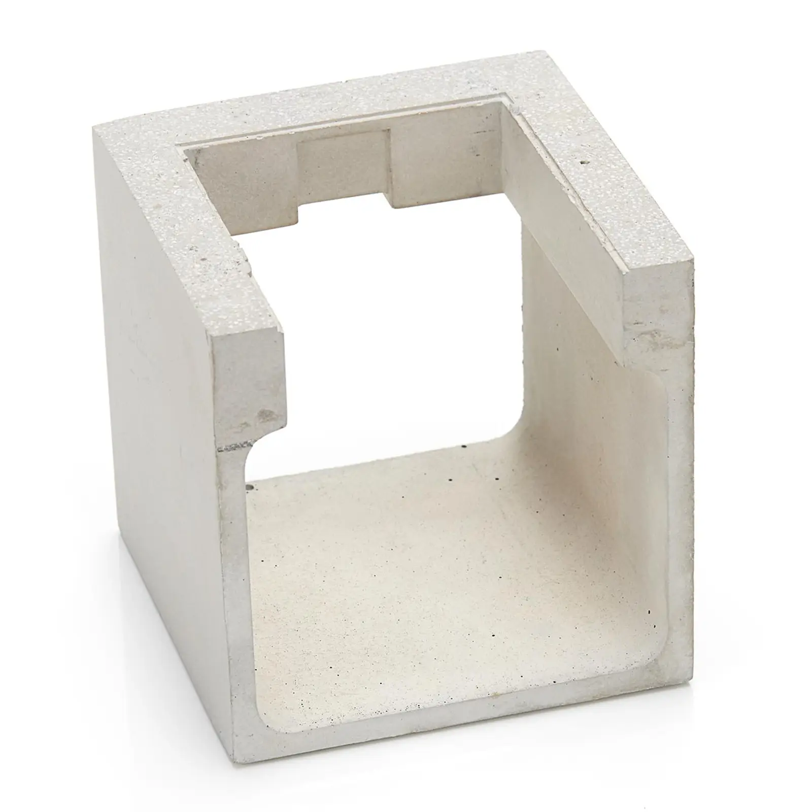 Betoninės pilkos spalvos Riak LED lauko sieninis šviestuvas