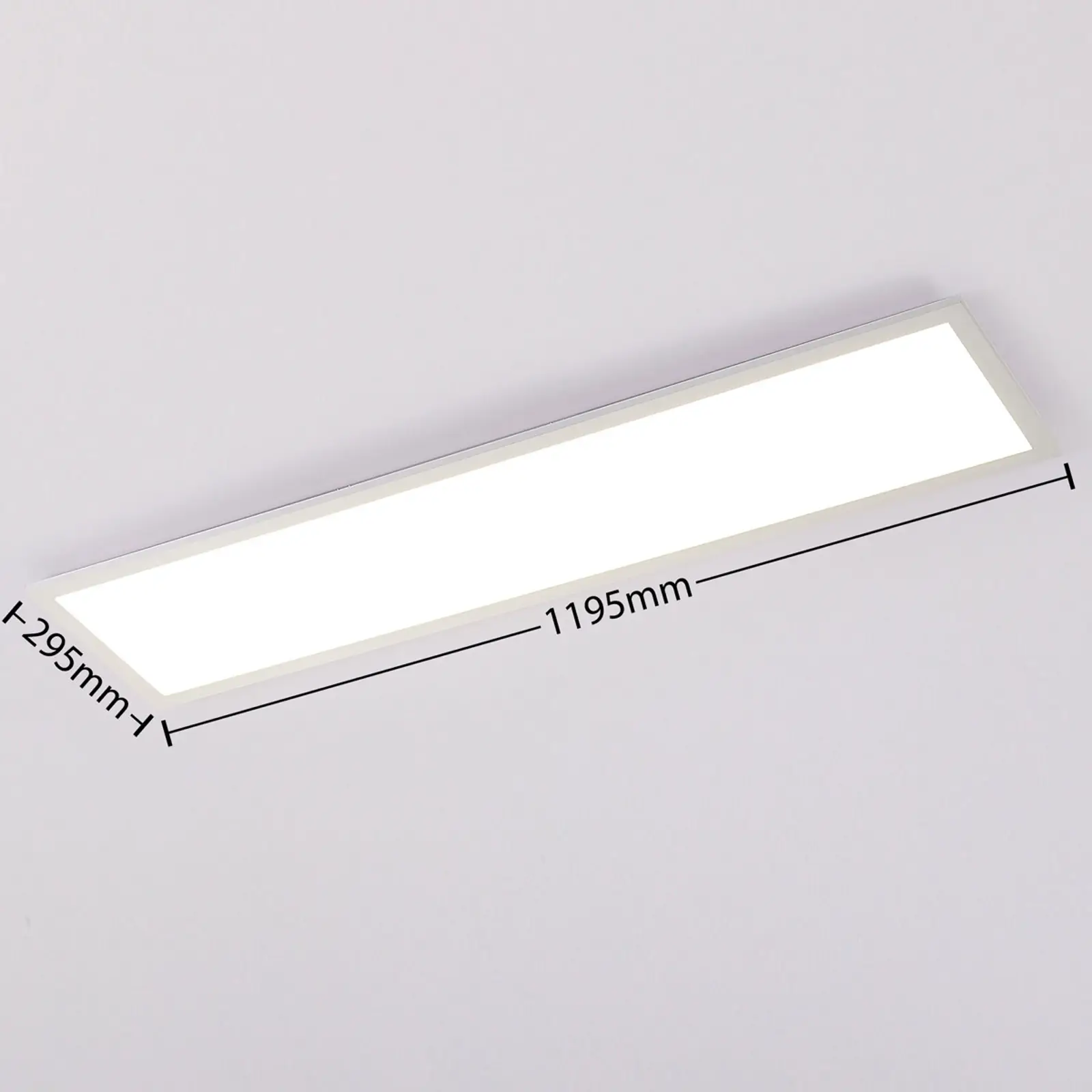 „Arcchio Lysander“ LED skydelis, CCT 119cm 36W, baltas
