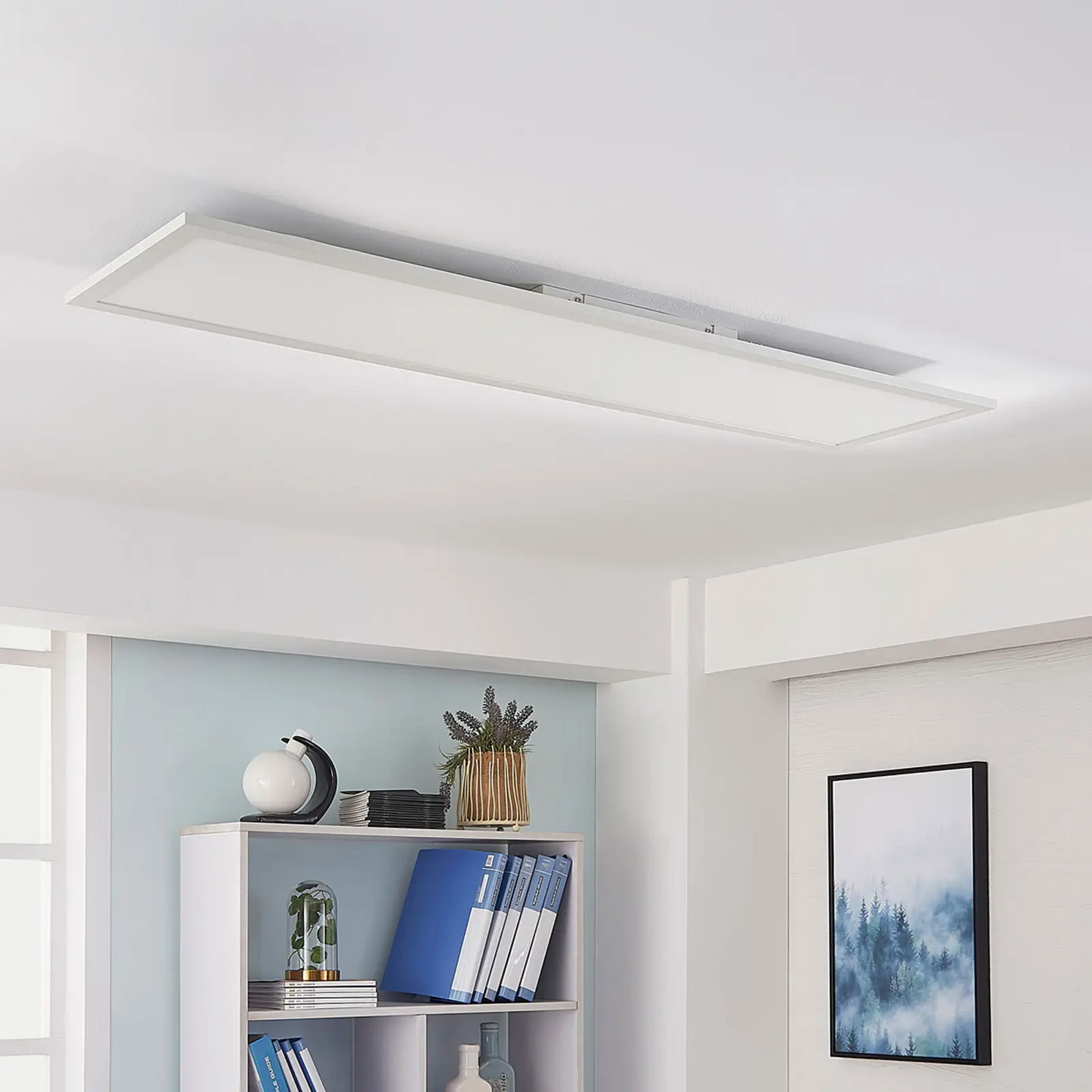 „Arcchio Lysander“ LED skydelis, CCT 119cm 36W, baltas