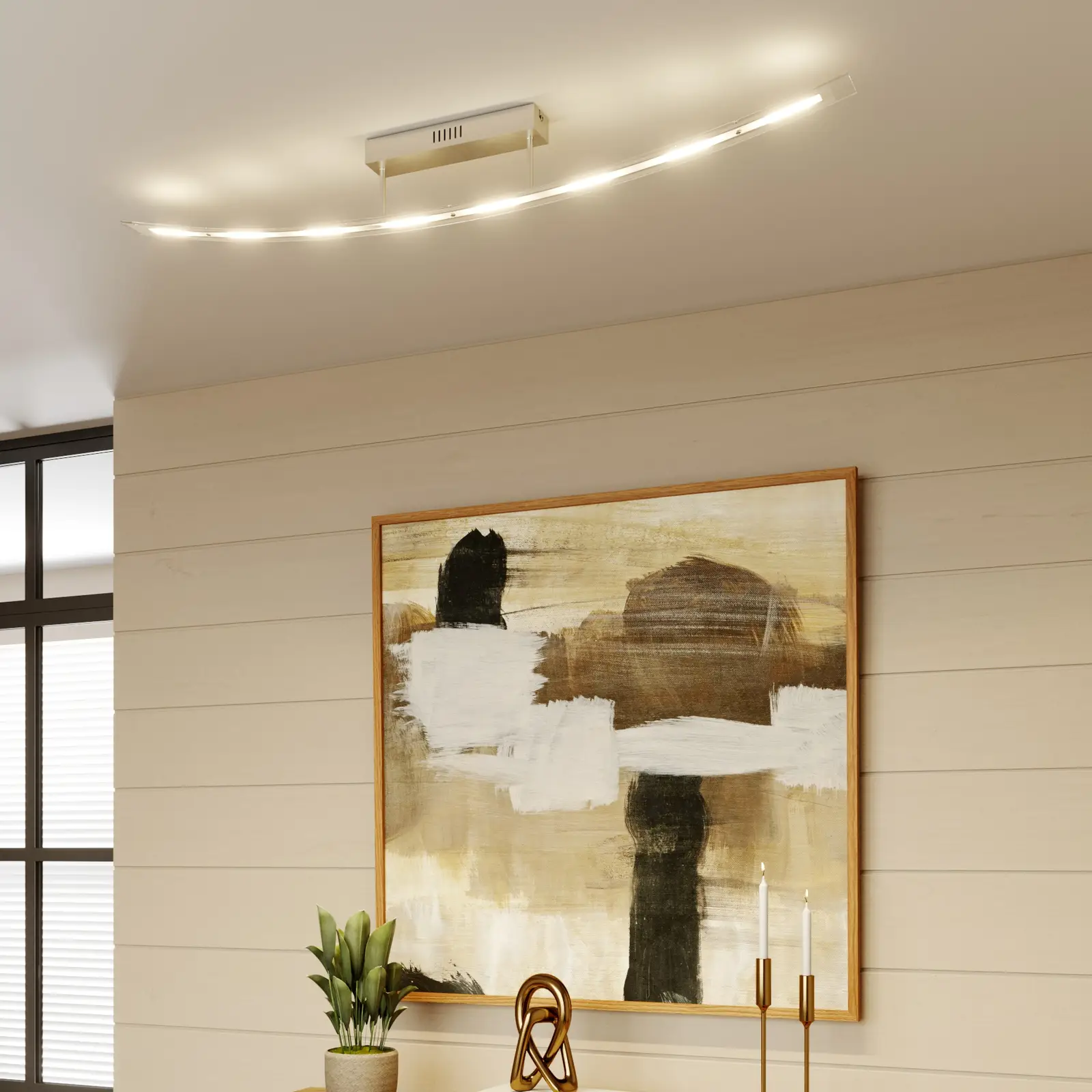 Ryškiai šviečiantis Jarda LED lubinis šviestuvas