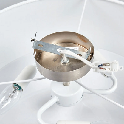 Balto audinio lubinis šviestuvas Henrika