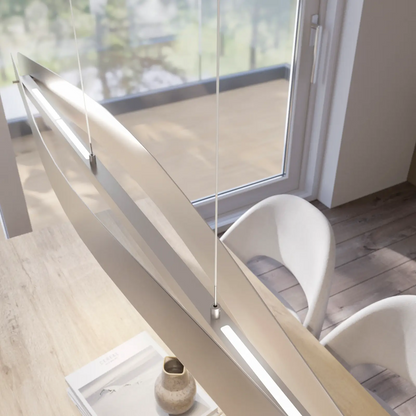 Lise LED pakabinamas šviestuvas, natūralaus ąžuolo, 158 cm