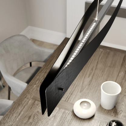 Lucande Lian LED pakabinamas šviestuvas, juodas, alu