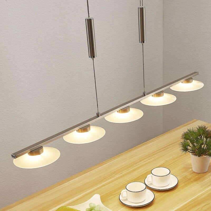 Elisea LED linijinis pakabinamas šviestuvas, penkių lempučių