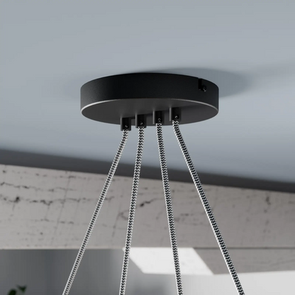 Lucande Asta pakabinamas šviestuvas su betoniniais gaubtais