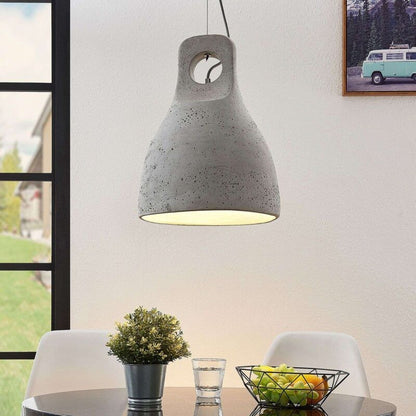 Lindby Ibu pakabinamas šviestuvas su 1 lemputės betoniniu gaubtu.