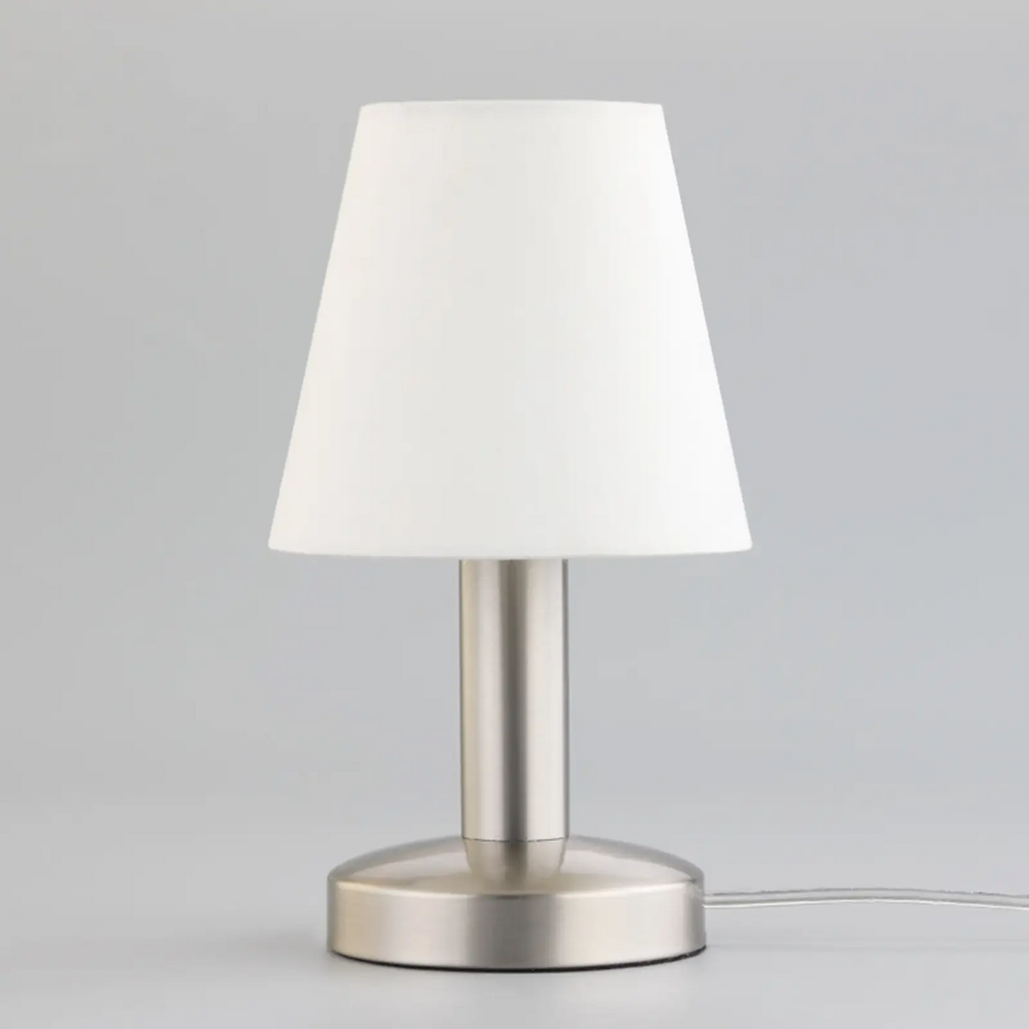 Hanno naktinis šviestuvas su balto audinio gaubtu