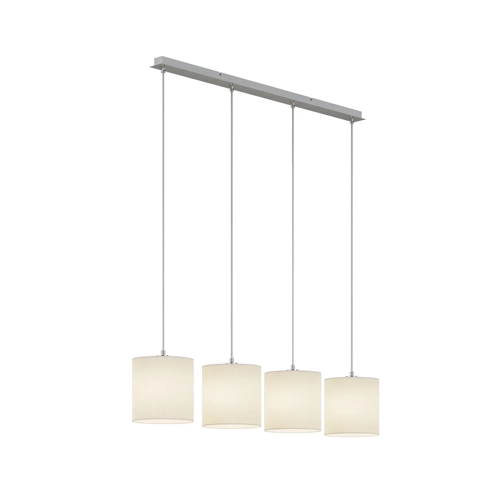 Lindby Zalia tekstilinis pakabinamas šviestuvas, 4 šviestuvai