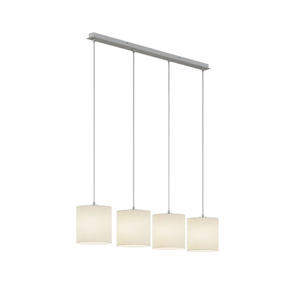 Lindby Zalia tekstilinis pakabinamas šviestuvas, 4 šviestuvai
