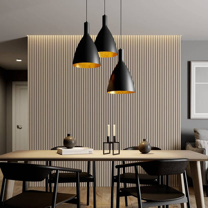 Archchio Arthuria pakabinamas šviestuvas, 3 lempučių. apvalus juodas