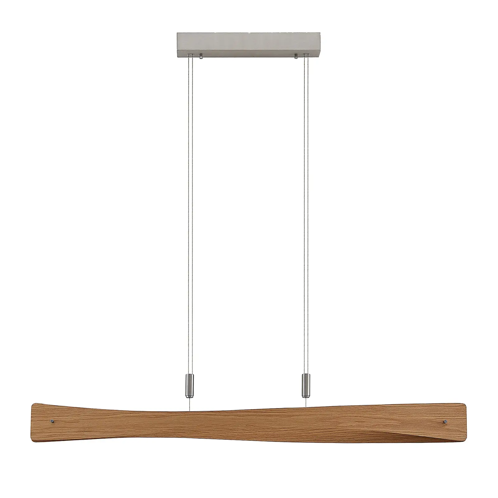 Lindby Beazina LED pakabinamas šviestuvas, ąžuolo mediena