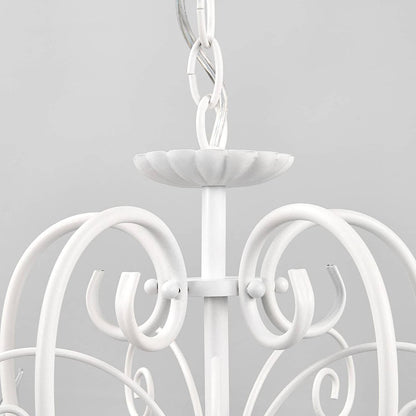 Šviestuvas Sophina baltas vintažinis 5 lemputės