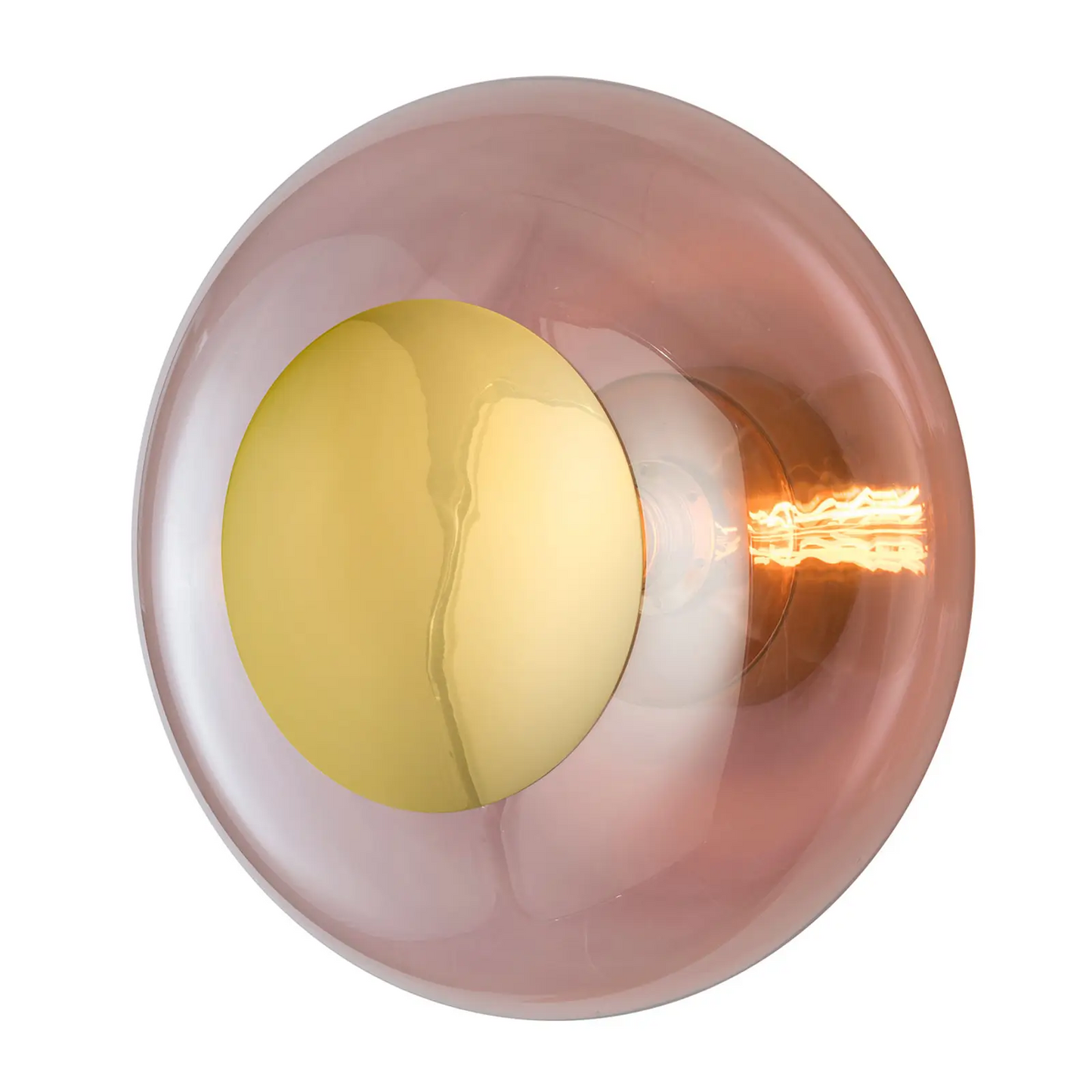 EBB & FLOW Horizon lizdas auksinis/auksinis dūmas Ø 21cm