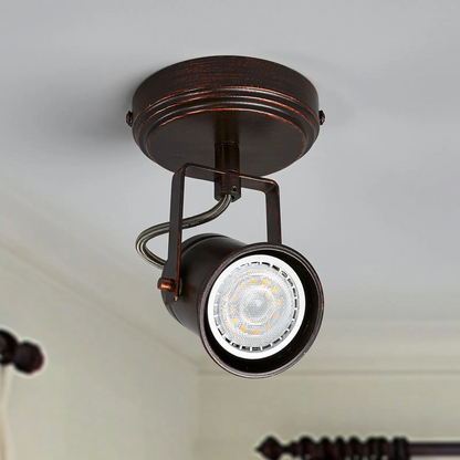 Rudai-auksinis prožektorius Cansu, GU10 LED