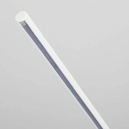 Minimalistinis Danua LED toršeras baltos spalvos